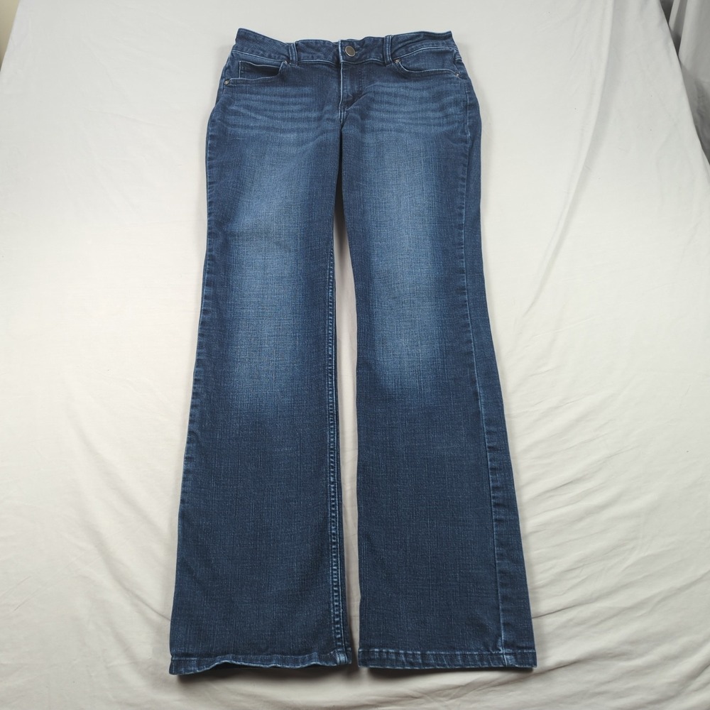 Wrangler Jeans Womens 11 34 Blue Mae Retro Boot Cut Western Cowgirl Faded Casual